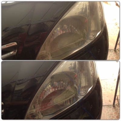 น้ำยาขัดเคลือบโคมไฟหน้า