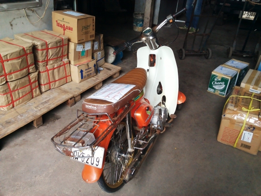 ขายตามสภาพ C70 เครื่องเวฟ100 รถสตาร์ทติดขี่ได้ปกติ (มีสำเนาหน้าเล่ม+ใบซื้อขาย) ราคาพร้อมจบ 6000 บาทไทย สนใจทักเเชทหรือโทร.089-8054390 โอ๋ อยู่จังหวัดลพบุรี