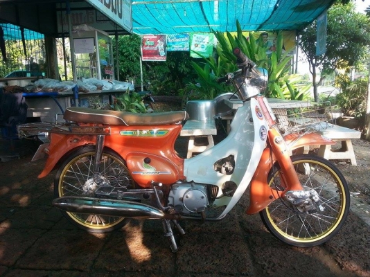 ขายตามสภาพ C70 เครื่องเวฟ100 รถสตาร์ทติดขี่ได้ปกติ (มีสำเนาหน้าเล่ม+ใบซื้อขาย) ราคาพร้อมจบ 6000 บาทไทย สนใจทักเเชทหรือโทร.089-8054390 โอ๋ อยู่จังหวัดลพบุรี