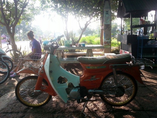 ขายตามสภาพ C70 เครื่องเวฟ100 รถสตาร์ทติดขี่ได้ปกติ (มีสำเนาหน้าเล่ม+ใบซื้อขาย) ราคาพร้อมจบ 6000 บาทไทย สนใจทักเเชทหรือโทร.089-8054390 โอ๋ อยู่จังหวัดลพบุรี