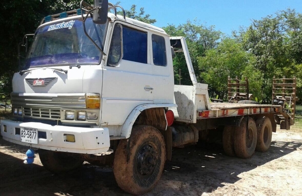 ขายเทนเลอร์ 2 เพลา HINO KT725 คัสซีสวยตลอดเส้น เครื่อง EH700 168 แรงม้า สโลว์กลาง วางหัว F18 ทะเบียนพร้อมโอน