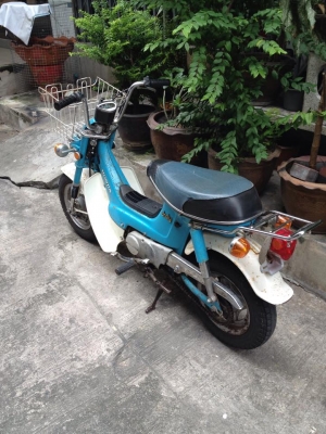 Chaly CF50 ประกอบใหม่ เดิมๆสนิมกัดบางๆ ระบบไฟครบ กุญแจดอกเดียวทั้งคัน