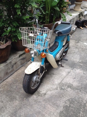 Chaly CF50 ประกอบใหม่ เดิมๆสนิมกัดบางๆ ระบบไฟครบ กุญแจดอกเดียวทั้งคัน