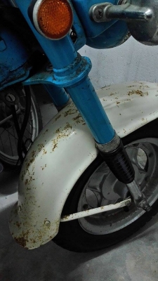 Chaly CF50 ประกอบใหม่ เดิมๆสนิมกัดบางๆ ระบบไฟครบ กุญแจดอกเดียวทั้งคัน