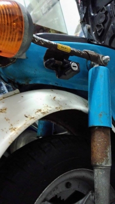 Chaly CF50 ประกอบใหม่ เดิมๆสนิมกัดบางๆ ระบบไฟครบ กุญแจดอกเดียวทั้งคัน