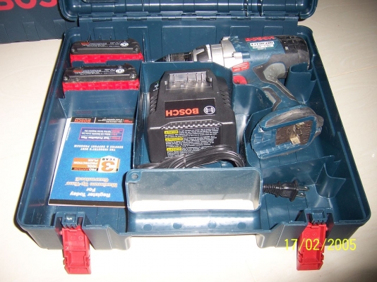 สว่านไร้สายรองรับงานหนัก ฺ Bosch 37618 Lithe on Brute Tough 18V Li-Ion 1/2