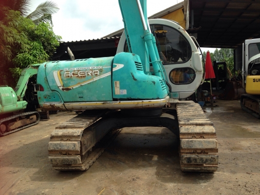 ขายด่วน KOBELCO SK120-2 นำเข้าจากญี่ปุ่น สภาพสวย เครื่องปั้ม ระบบดี ไฟฟ้าครบ สีเดิม ๆ