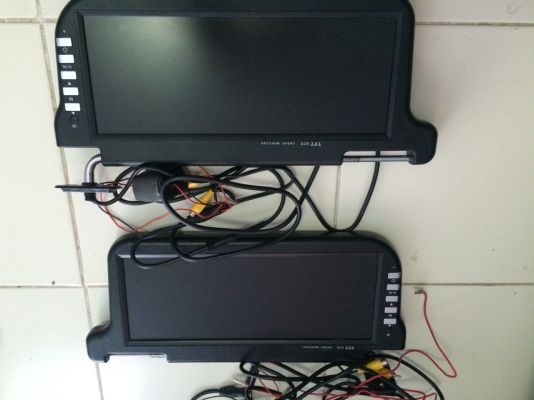 จอบังแดด 12.2 นิ้ว 1คู่ ซ้าย ขวา ปลั๊กครบ สภาพสวย มือ2 ญี่ปุ่น