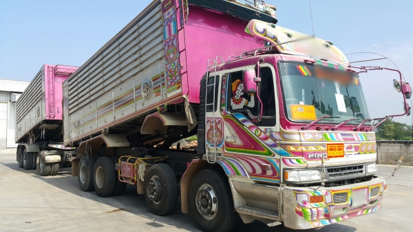 ขายรถพ่วง 24 ล้อ แม่.ลูก กระบะเนียมคอกเกษตรดั้ม อู่.เปี๊ยกบ้านโป่ง HINO PROFIA .K13C เกียอีตั้น รถสวย ราคาต่อรอง สนใจโทจองด่วน