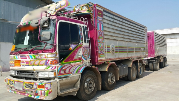 ขายรถพ่วง 24 ล้อ แม่.ลูก กระบะเนียมคอกเกษตรดั้ม อู่.เปี๊ยกบ้านโป่ง HINO PROFIA .K13C เกียอีตั้น รถสวย ราคาต่อรอง สนใจโทจองด่วน