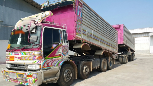 ขายรถพ่วง 24 ล้อ แม่.ลูก กระบะเนียมคอกเกษตรดั้ม อู่.เปี๊ยกบ้านโป่ง HINO PROFIA .K13C เกียอีตั้น รถสวย ราคาต่อรอง สนใจโทจองด่วน