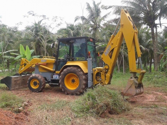 ขายรถตักหน้าขุดหลัง MF 750 2 เพลา
