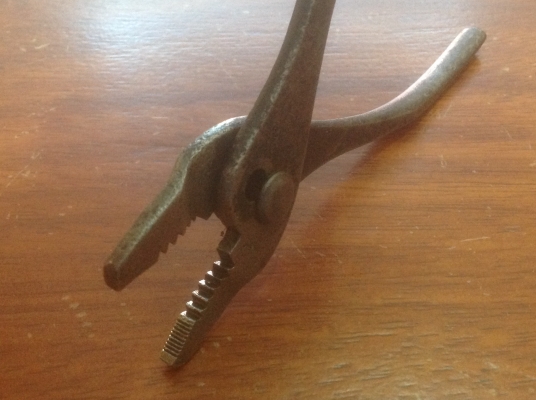 ขายคีมโบราณ ปี 1915 ตัวจิ๋ว ขนาด 5.4" อายุ 100 ปี