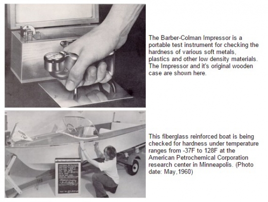 ขายเครื่องมือทดสอบความแข็งของผิววัสดุ ( Hardness Tester ) ยี่ห้อ Barber Colman Made in USA