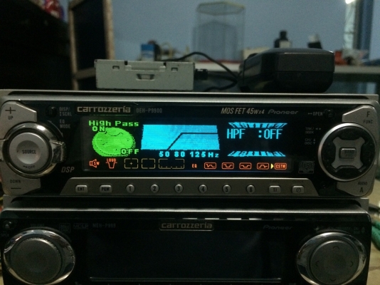 Pioneer DEH-P9900 รุ่นใหญ่ ซิ้งดำ CD AUX EQ13ฺBand โปรเซอเซอร์ กราฟฟิกหน้าจอ สไลด์ไฟฟ้่า ปรีเอ้า2ชุด กล่องไฟแยก มีสายแปลงAUX พร้อมรีโมท ผลิดญี่ปุ่น มือ2 ญี่ปุ่น