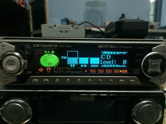 Pioneer DEH-P9900 รุ่นใหญ่ ซิ้งดำ CD AUX EQ13ฺBand โปรเซอเซอร์ กราฟฟิกหน้าจอ สไลด์ไฟฟ้่า ปรีเอ้า2ชุด กล่องไฟแยก มีสายแปลงAUX พร้อมรีโมท ผลิดญี่ปุ่น มือ2 ญี่ปุ่น