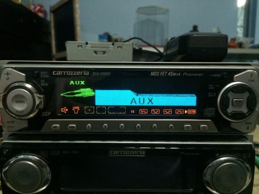 Pioneer DEH-P9900 รุ่นใหญ่ ซิ้งดำ CD AUX EQ13ฺBand โปรเซอเซอร์ กราฟฟิกหน้าจอ สไลด์ไฟฟ้่า ปรีเอ้า2ชุด กล่องไฟแยก มีสายแปลงAUX พร้อมรีโมท ผลิดญี่ปุ่น มือ2 ญี่ปุ่น