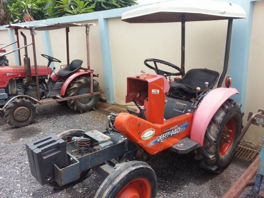 โครงรถไถคูโบต้า KRT  มี PTO