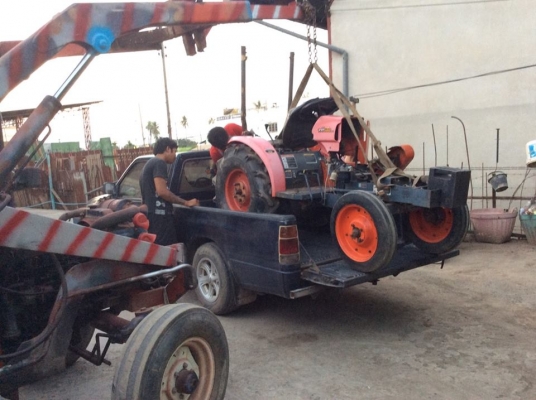 โครงรถไถคูโบต้า KRT  มี PTO