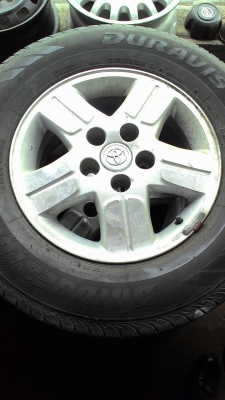 ล้อแม๊ก วีโก้ ขอบ 15 พร้อมยาง BRIDGESTONE DURAVIS R611 ชุด 4 ล้อ tel.081-427-3941 ล้อแม๊ก วีโก้ ขอบ 15 พร้อมยาง BRIDGESTONE DURAVIS R611 ชุด 4 ล้อ tel.081-427-3941