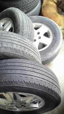 ล้อแม๊ก วีโก้ ขอบ 15 พร้อมยาง BRIDGESTONE DURAVIS R611 ชุด 4 ล้อ tel.081-427-3941 ล้อแม๊ก วีโก้ ขอบ 15 พร้อมยาง BRIDGESTONE DURAVIS R611 ชุด 4 ล้อ tel.081-427-3941