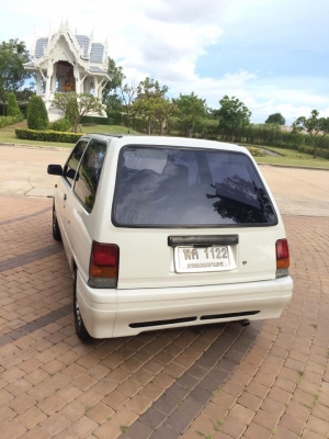 ขาย. Daihatsu mira mint ปี97 แท้เครื่องหัวฉีด660ccเกียร์ ธรรมดา สีขาวมุก ทำใหม่ นอก ใน สวยๆ ภายในหุ้มใหม่. ช่วงล่างทำมาใหม่. แบตใหม่ 7/9/58 ยางใหม่ ปี15ต้นปี. เพิ่งเปลียน รถสวย พร้อมใช้งาน. ประหยัดน้ำมัน. หาทีจอดรถง่าย. เบาะด้านหลังพับ เก็บของได้เยอะครับ.