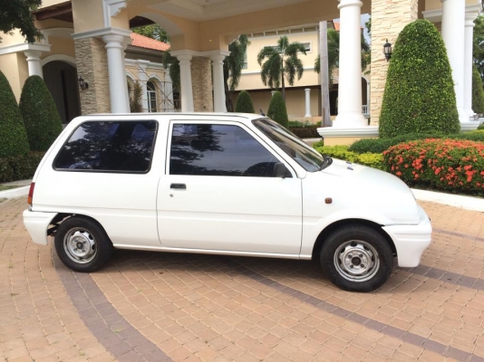 ขาย. Daihatsu mira mint ปี97 แท้เครื่องหัวฉีด660ccเกียร์ ธรรมดา สีขาวมุก ทำใหม่ นอก ใน สวยๆ ภายในหุ้มใหม่. ช่วงล่างทำมาใหม่. แบตใหม่ 7/9/58 ยางใหม่ ปี15ต้นปี. เพิ่งเปลียน รถสวย พร้อมใช้งาน. ประหยัดน้ำมัน. หาทีจอดรถง่าย. เบาะด้านหลังพับ เก็บของได้เยอะครับ.