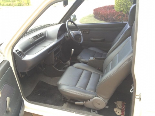 ขาย. Daihatsu mira mint ปี97 แท้เครื่องหัวฉีด660ccเกียร์ ธรรมดา สีขาวมุก ทำใหม่ นอก ใน สวยๆ ภายในหุ้มใหม่. ช่วงล่างทำมาใหม่. แบตใหม่ 7/9/58 ยางใหม่ ปี15ต้นปี. เพิ่งเปลียน รถสวย พร้อมใช้งาน. ประหยัดน้ำมัน. หาทีจอดรถง่าย. เบาะด้านหลังพับ เก็บของได้เยอะครับ.