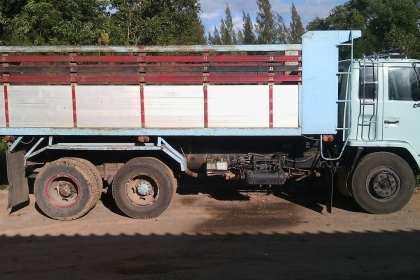 10ล้อดั้ม ISUZU ROCK 195นางฟ้าแท้ปี38 เครื่อง6HE1 ดั้มมิเนียม