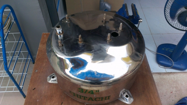 ขายถังปั้มน้ำสแตนเลส ขายถังปั้มน้ำสแตนเลส