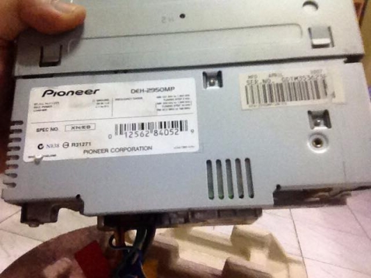 ขายวิทยุรถ pioneer mosfet 50wx4 สีดำ cd wma mp3 ecq deh2950mp ราคา900บาท โทร0924462525โส ขายวิทยุรถ pioneer mosfet 50wx4 สีดำ cd wma mp3 ecq deh2950mp ราคา900บาท โทร0924462525โส