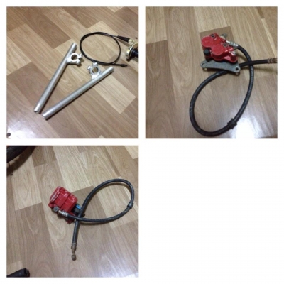 ขายซากแดช มีทะเบียนไม่โอน 1โครง+แคร้งมีเลข ชุดสี พร้อมเล่มเขียว ราคา1200บาท 2ชุดโช็คหน้าแดชตามรูป ราคา800บาท 3แฮนด์+ประกับ ราคา350บาท 4ปั้มล่าง ราคา200บาท 5ชุดล้อ1.2ดุมเดิมติดยาง ตามรูป ราคา500บาท 6ท่อ+หม้อนำ้ ราคา400บาท โทร0924462525โส กทม เหมาหมด3000บาท