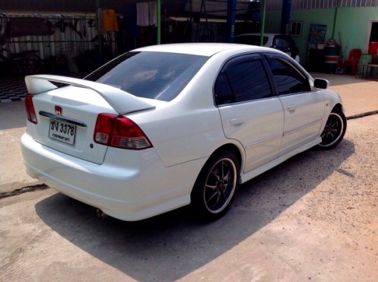 ขาย/แลก/เทิร์น Civic ES ตาเหยี่ยวแท้ 04 เกียร์ออโต้ติดแก๊ส LPG หัวฉีด