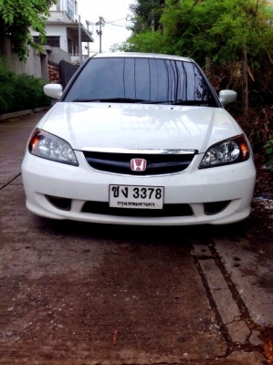 ขาย/แลก/เทิร์น Civic ES ตาเหยี่ยวแท้ 04 เกียร์ออโต้ติดแก๊ส LPG หัวฉีด