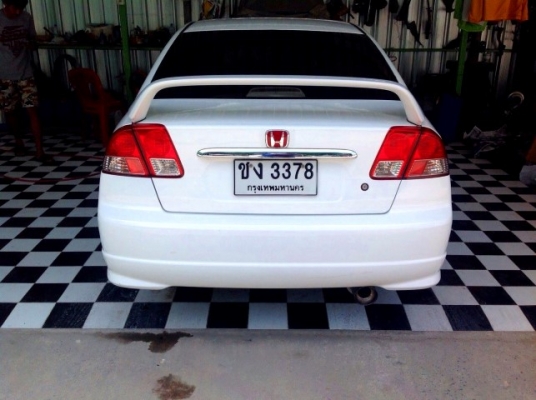 ขาย/แลก/เทิร์น Civic ES ตาเหยี่ยวแท้ 04 เกียร์ออโต้ติดแก๊ส LPG หัวฉีด