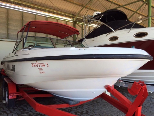 ขายเรือ Boston Whaler 2001 Ventura 180 ขนาด 18 ft. สภาพสวยพร้อมเทเลอร์