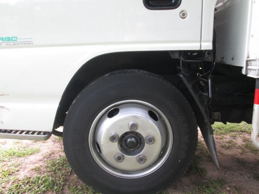 ISUZU NKR หัวการ์ตูนสูง เครื่อง 120 ตู้แห้ง 4 บาน ป้ายเล็กไม่ติดเวลา