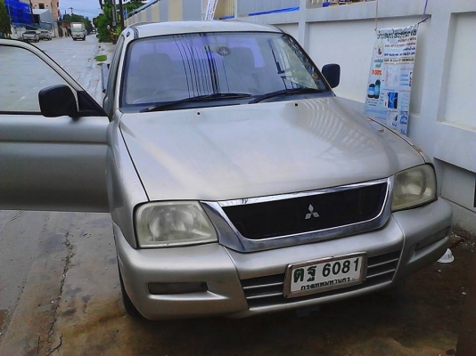 ขาย  MITSUBISHI STRADA     ปี2003  พาวเวอร์โรงงาน  เครื่องดี ช่วงล่างดี  เเชสซีสวย เเอร์เย็น     พร้อมใช้ งานคับ   087-6835269  เล่มพร้อม   ขายสดคับ     มาก่อนได้ก่อน  เก็บสีอย่างเดียวจบ