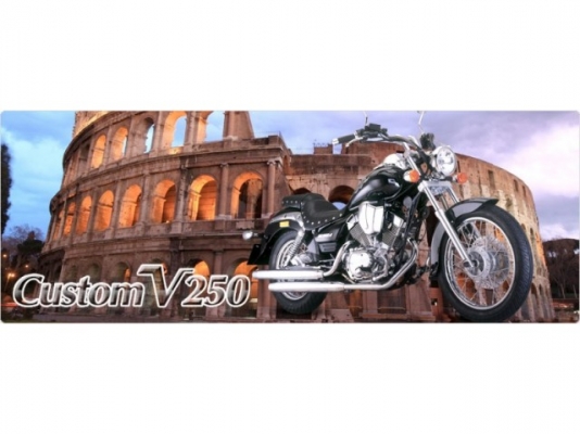 ช็อปเปอร์ คัสตอม อเมริกันสไตล์ สูบวี 250 ซีซี สตาร์ทมือ