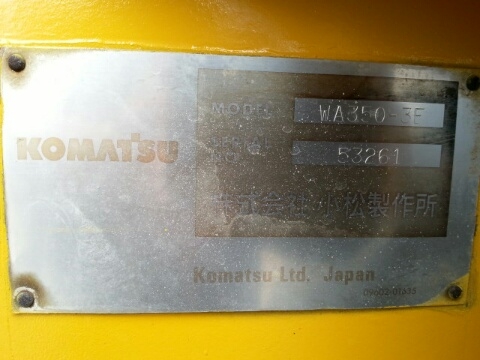 รถตักล้อยาง WA350-3E-53261