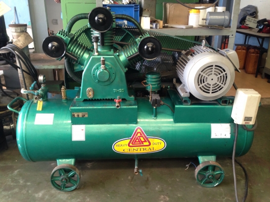 ขายปั้มลม Central มอเตอร์ mitsubishi 15HP. 380V สภาพสวยใหม่มาก ใช้งานมาไม่กี่ชั่วโมง พร้อมใช้งาน