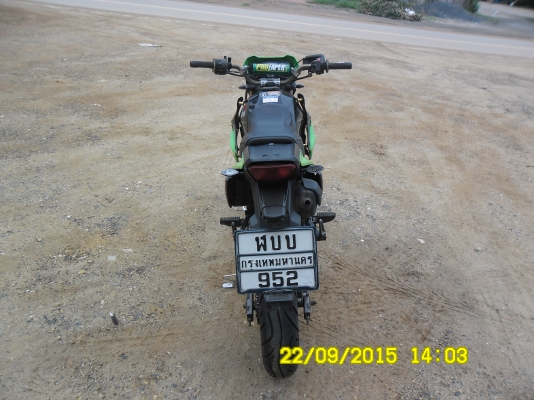 ขายkawasaki KSR110cc สีเขียว-ดำ รถปี54 เครื่องดี สภาพดีพรัอมใช้งาน เอกสารพรัอมโอน ภาษีขาด 1ปี สภาพเดิมทุกอย่าง ราคา24,000บาท สนใจต่ิดต่อได้ทีเบอร์086-2095058-056910266