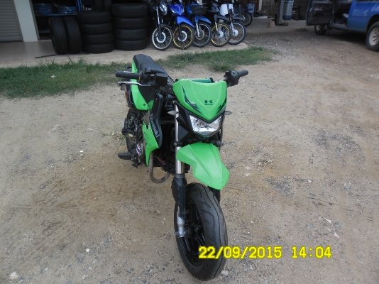 ขายkawasaki KSR110cc สีเขียว-ดำ รถปี54 เครื่องดี สภาพดีพรัอมใช้งาน เอกสารพรัอมโอน ภาษีขาด 1ปี สภาพเดิมทุกอย่าง ราคา24,000บาท สนใจต่ิดต่อได้ทีเบอร์086-2095058-056910266