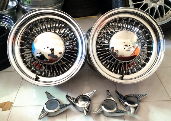 ขายล้อซี่ลวด USA 15x7 5/114.3-120.65 แนวๆประมูลจากญี่ปุ่น ขายล้อซี่ลวด USA 15x7 5/114.3-120.65 แนวๆประมูลจากญี่ปุ่น