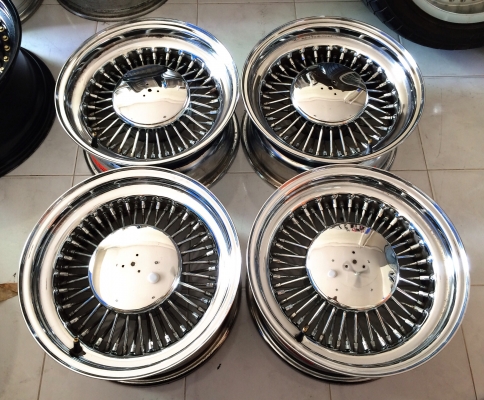 ขายล้อซี่ลวด USA 15x7 5/114.3-120.65 แนวๆประมูลจากญี่ปุ่น