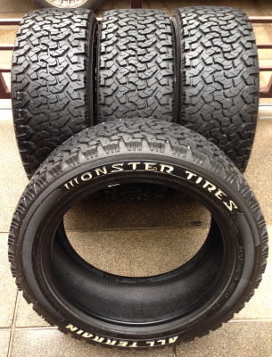 ยาง All Monster tires 265 50 20 ปี15 น้องป้ายแดง ไม่มีปะ ดอกเยอะ ใช้กันยาว