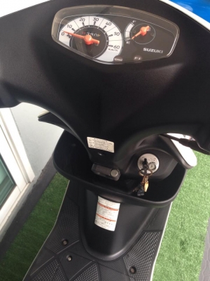 suzuki address 50cc 4จังหวะ สีขาว ประกอบใหม่