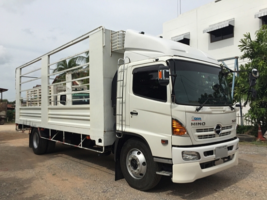 รถเจ้าของฝากขาย ขายหกล้อใหญ่ HINO FG8J 212 ซีรีส์500 ปลายปี 56 กระบะยาว 7.30เมตร สภาพป้ายแดง รถปีกว่า