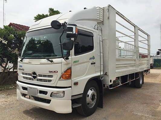 รถเจ้าของฝากขาย ขายหกล้อใหญ่ HINO FG8J 212 ซีรีส์500 ปลายปี 56 กระบะยาว 7.30เมตร สภาพป้ายแดง รถปีกว่า