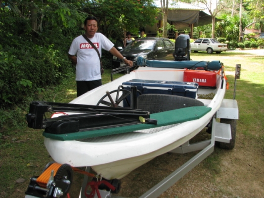 ขายเรือตกปลา Outdoor 12Ft Yamaha 15HP เรือ12 ฟุตเต็ม